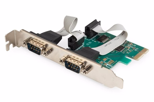 Digitus 2-pordine jadaliidese kaart, PCIe