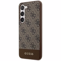 Guess 4G Stripe Collection ümbris jaoks Samsung Galaxy S24+ - brown