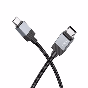 Кабель USB C to USB C Hoco 3A 60W 1 m X110 черный