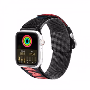 Rihm Dux Ducis Outdoor Apple Watch 42mm/44mm/45mm must / punane