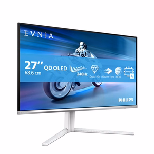 Philips Evnia 6000 27M2N6501L/00 monitor 67,3 cm (26,5") 2560 x 1440 pikslit Quad HD QD-OLED valge