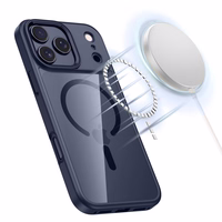 Tech-Protect MagMat MagSafe Ümbris jaoks iPhone 17 Pro Max - Läbipaistev - Navy sinine