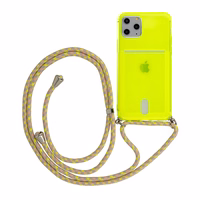 STRAP Fluo Ümbris jaoks Iphone 12/12 Pro Lime