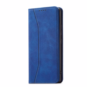 Magnet Fancy Ümbris jaoks Samsung Galaxy S23 Ultra Cover with Flip Wallet Stand sinine