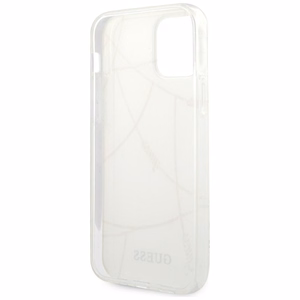 Guess GUHCP12SPCUCHWH iPhone 12 mini 5.4" белый/белый жёсткий чехол Gold Chain Collection