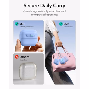 ESR Pulse HaloLock MagSafe  Apple AirPods 4 / 5 ümbris, helesinine