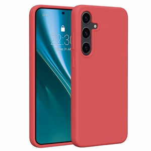 Etteri Silicone ümbris jaoks Samsung Galaxy S24 Plus raspberry