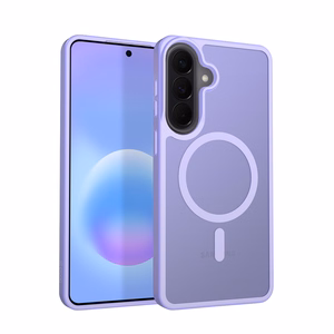 Crong Hybrid Matte Magnetic MagSafe ümbris seadmele Samsung Galaxy A57, lavendlilla