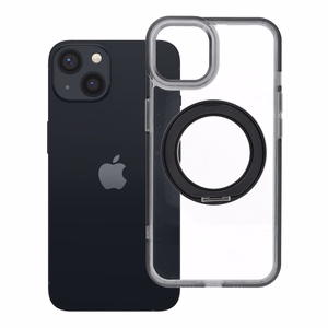 Case for iPhone 13 Frame Circle Stand compatible with MagSafe black