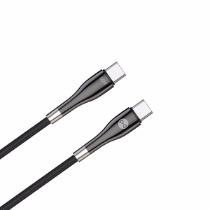 Forever Sleek kaabel USB-C - USB-C 2,0 m 60W must