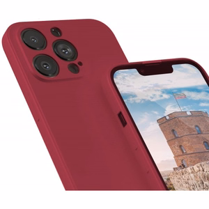 Чехол для телефона "Liquid Silicone Edge" Huawei Nova 9 (тёмно-красный)