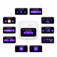 HOCO juhtmevaba kõrvaklapid bluetooth with touch screen TWS EQ14 valge