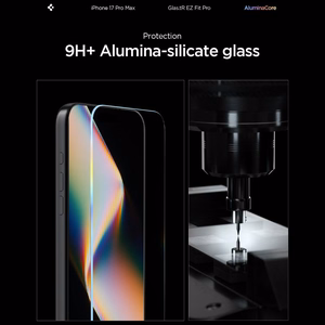 Spigen Glas.TR EZ Fit Pro Karastatud klaas jaoks iPhone 16 Pro Max / 17 Pro Max - Läbipaistev