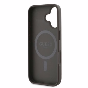 Guess 4G Ring Classic Logo MagSafe iPhone 16 Plus Ümbris - Brown