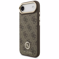 GUESS ümbris jaoks IPHONE 17 Air compatible with MagSafe GUHMP17MP4GRMDEW (PU W/ 4G Strass Logo) brown