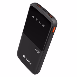 External battery Akupank Awei P10K 22.5W 10000mAh must