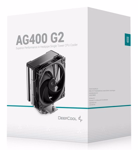 Deepcool CPU Cooler AG400 G2 Black Intel, AMD