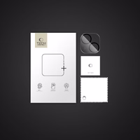 Tech-Protect Cam Fit+ Camera Cover jaoks iPhone 14 / 14 Plus / 15 / 15 Plus - Clear