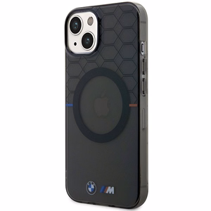 Ümbris BMW BMHMP14SHGPK iPhone 14 6.1" hall/hall Pattern MagSafe
