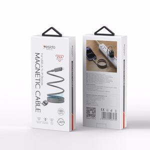 YESIDO MAGNETIC KAABEL  CA174 12W USB/LIGHTNING 1M 2.4A GREY
