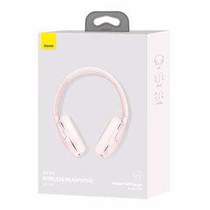Wireless headphones Baseus Encok D02 PRO (pink)