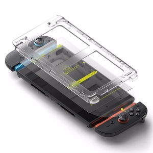 Ringke Easy Slide 2-pack Karastatud klaas jaoks Nintendo Switch 2 - Läbipaistev