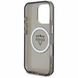 Guess IML Metal Mountain Logo MagSafe iPhone 16 Pro Ümbris - must