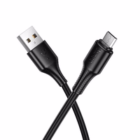 Kaabel USB A to Micro USB Hoco 2,4A 1 m X120 must
