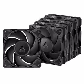 ARCTIC P12 PRO PWM PST High-Performance Fans x5, 4-pin, 120mm, must