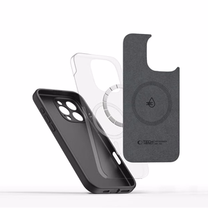 Tech-Protect Liquid Silicone MagSafe Ümbris jaoks iPhone 16 Pro - must
