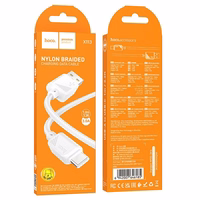 Kaabel USB A to USB C Hoco 3A 1 m X113 valge