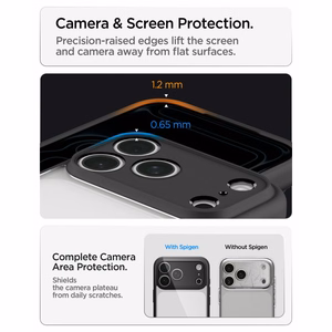 Spigen Ultra Hybrid ümbris mudelile iPhone 18 Pro Max / 17 Pro Max – värv: mattmust