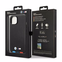Ümbris BMW BMHCP14S22PTDK iPhone 14 6.1 "must / must Leather Stamp Tricolor