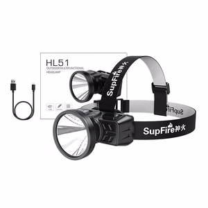 Superfire HL51 headlamp flashlight, 160 lm, micro-USB, 4 modes, 300 m