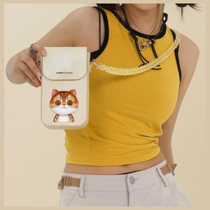 Nimmy Big Eyed Pet 2.0 Cat Phone Bag - Roheline