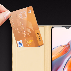 DUX DUCIS wallet ümbris SKIN PRO jaoks REDMI 12C sinine