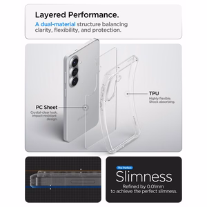 SPIGEN ümbris ULTRA HYBRID SAMSUNG S26 Plus jaoks kristallselge