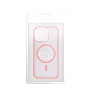 Case for iPhone 16 PRO MAX Flexline Mag Cover compatible with MagSafe pink