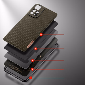 Dux Ducis Fino nailonist kattega ümbris Poco M4 Pro 5G roheline