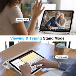 Tech-Protect SC Pen Ümbris jaoks iPad 10.9" 2022 (10th gen.) / 11" 2025 (11th gen.) - Daisies with Leaves