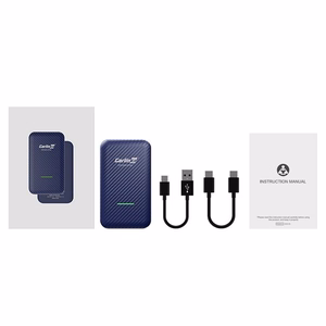 Carlinkit CP2A juhtmevaba adapter Apple Carplay/Android Auto (sinine)