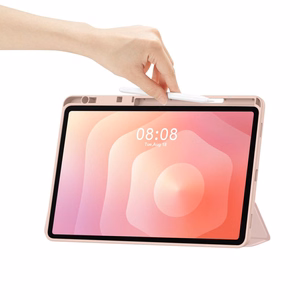 Tech-Protect SmartCase Pen jaoks Samsung Galaxy Tab S11 11.0 X730 / X736 - roosa