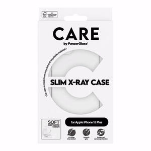 CARE by PanzerGlass Slim X-Ray Ümbris jaoks iPhone 15 Plus - Clear