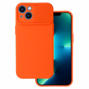 Camshield Soft jaoks Iphone 14 Oranž