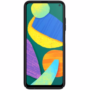 Nillkin Super Frosted Shield ümbris seadmele Samsung Galaxy F52 5G, must