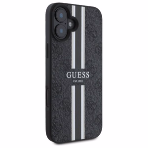 Guess 4G Printed Stripes MagSafe ümbris jaoks iPhone 16 - must