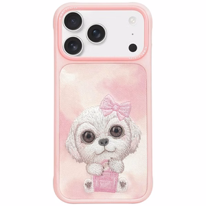 Nimmy Big Eyed Pet 2.0 Dog Ümbris jaoks iPhone 17 Pro Max - Roosa