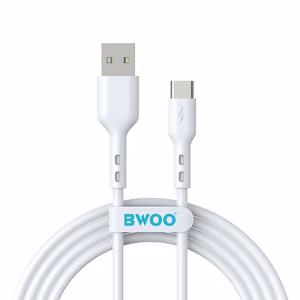BWOO кабель USB - USB-C 1м 3A белый BO-X172C