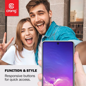 Crong Crystal Slim ümbris seadmele Xiaomi Mi Note 10 / Mi Note 10 Pro, läbipaistev