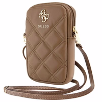 Guess Zip Quilted 4G kott - brown